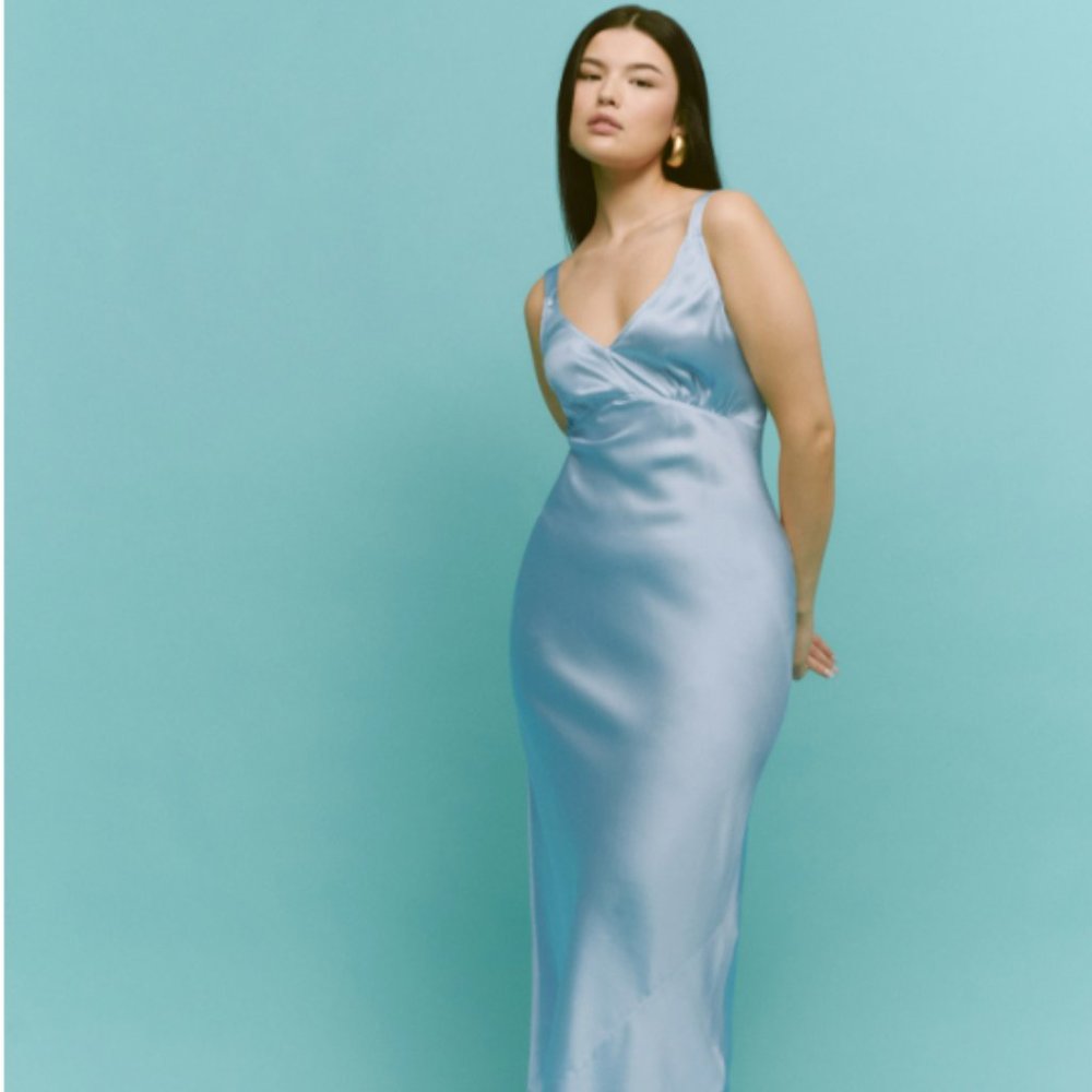 Reformation Daytona Silk Dress